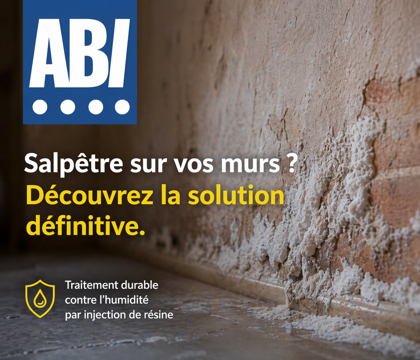 Identifier la cause du salpêtre pour s’en débarrasser définitivement